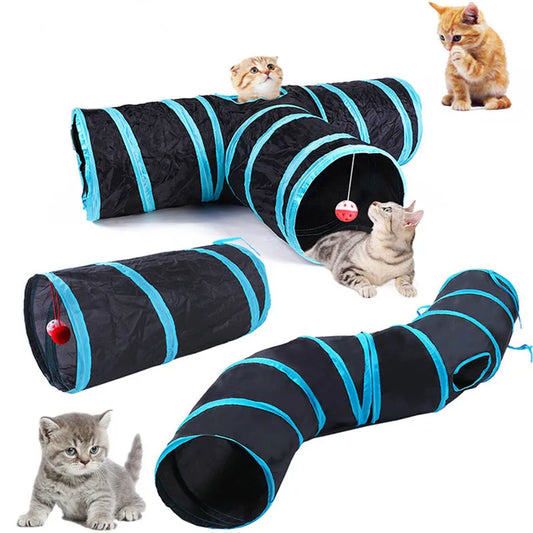 Foldable Pet Tunnel Toy - Petsunsets